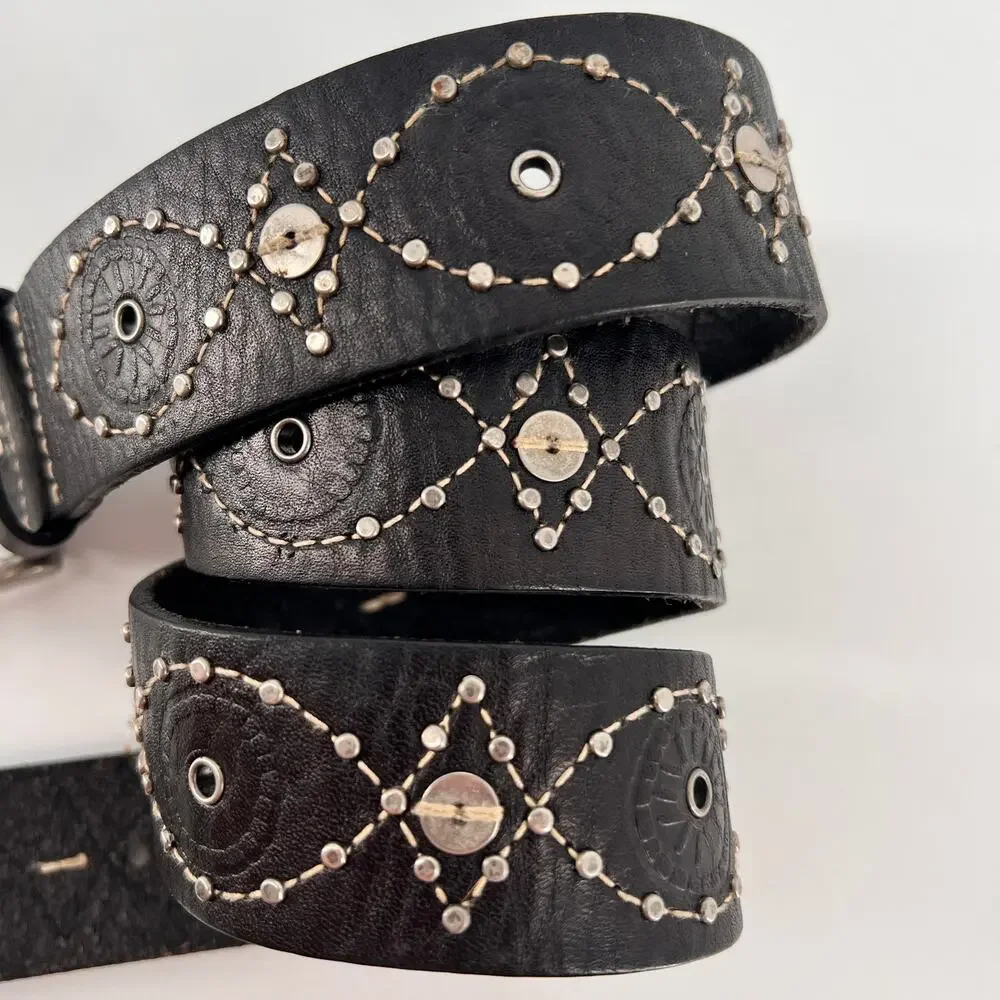 Fossil western leather